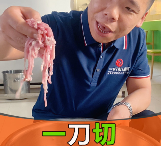 小型肉絲肉片機走高端大氣上檔次，但不忘親民化！