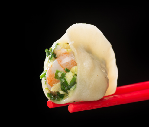 餃子機(jī)怎么包一餃一蝦大餡餃？